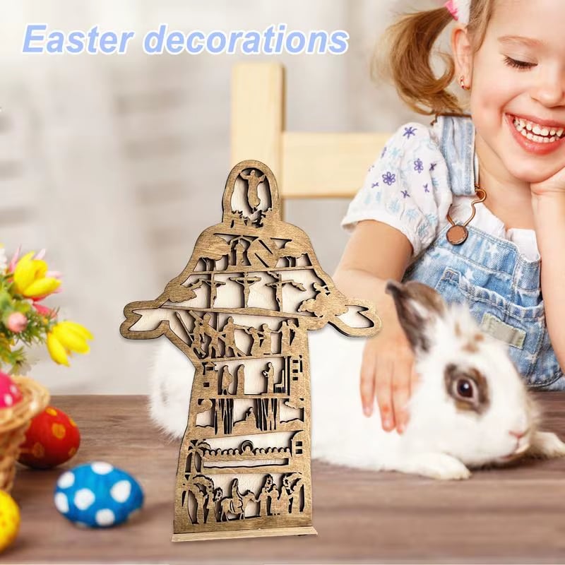 Handmade Jesus with Stand Easter Decor