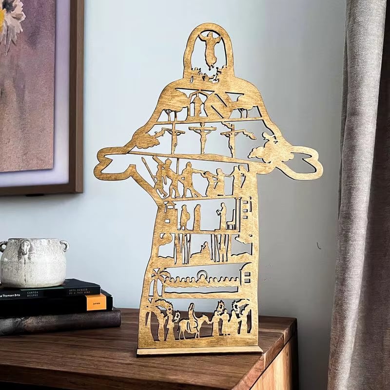 Handmade Jesus with Stand Easter Decor