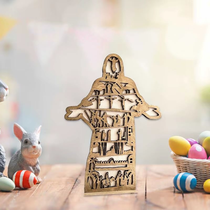 Handmade Jesus with Stand Easter Decor