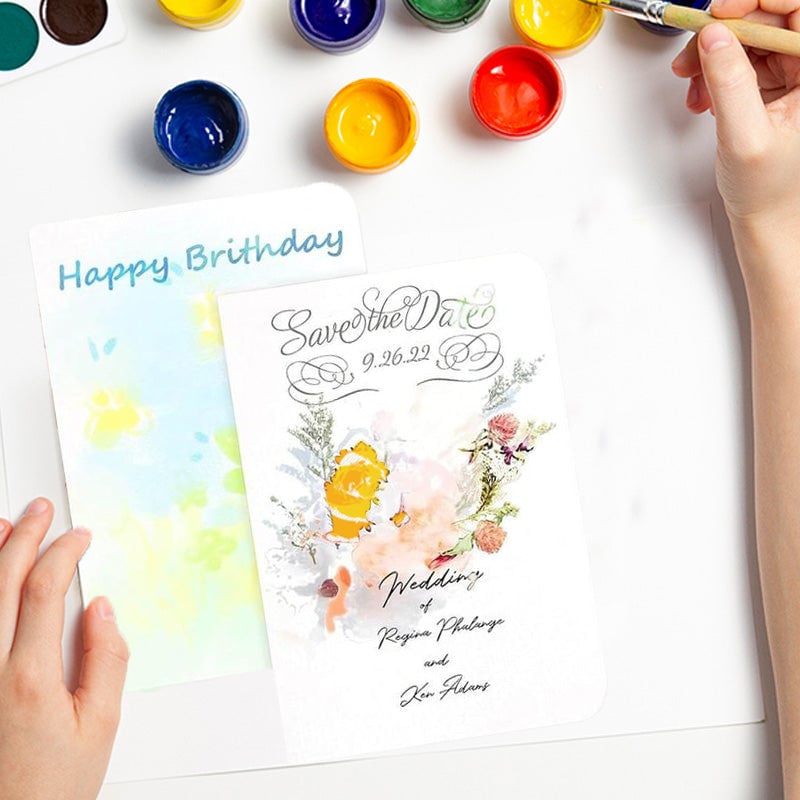 🌈Blank Watercolor Cards and Envelopes