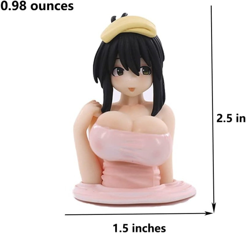 JiggleChic Anime Hot Spring Bobblehead Dashboard Decoration