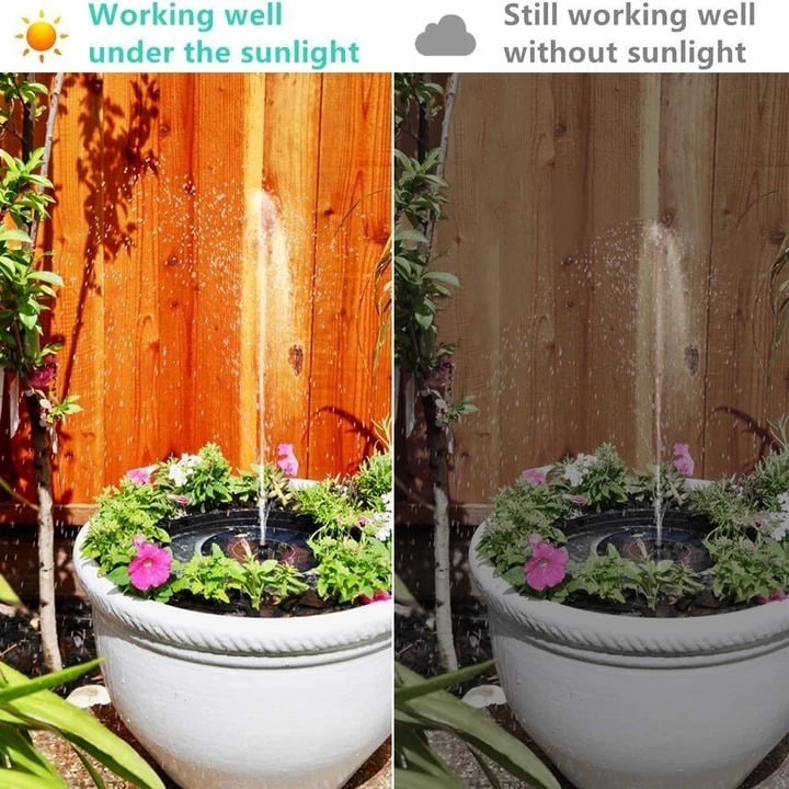 LAST DAY 49% OFF🔥Solar-Powered Bird Fountain Kit