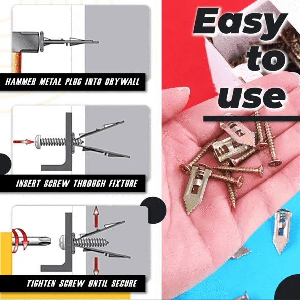 (🔥Super Hot Sale - 🔥Save 49%) Self-Drilling Anchor Screws