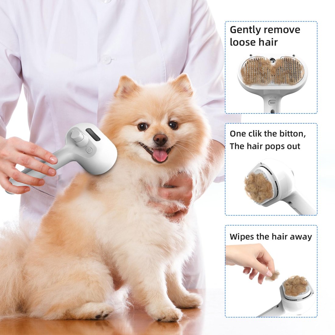 🔥FLash Sale 49% OFF🔥Pet Spray Hair Removal Comb