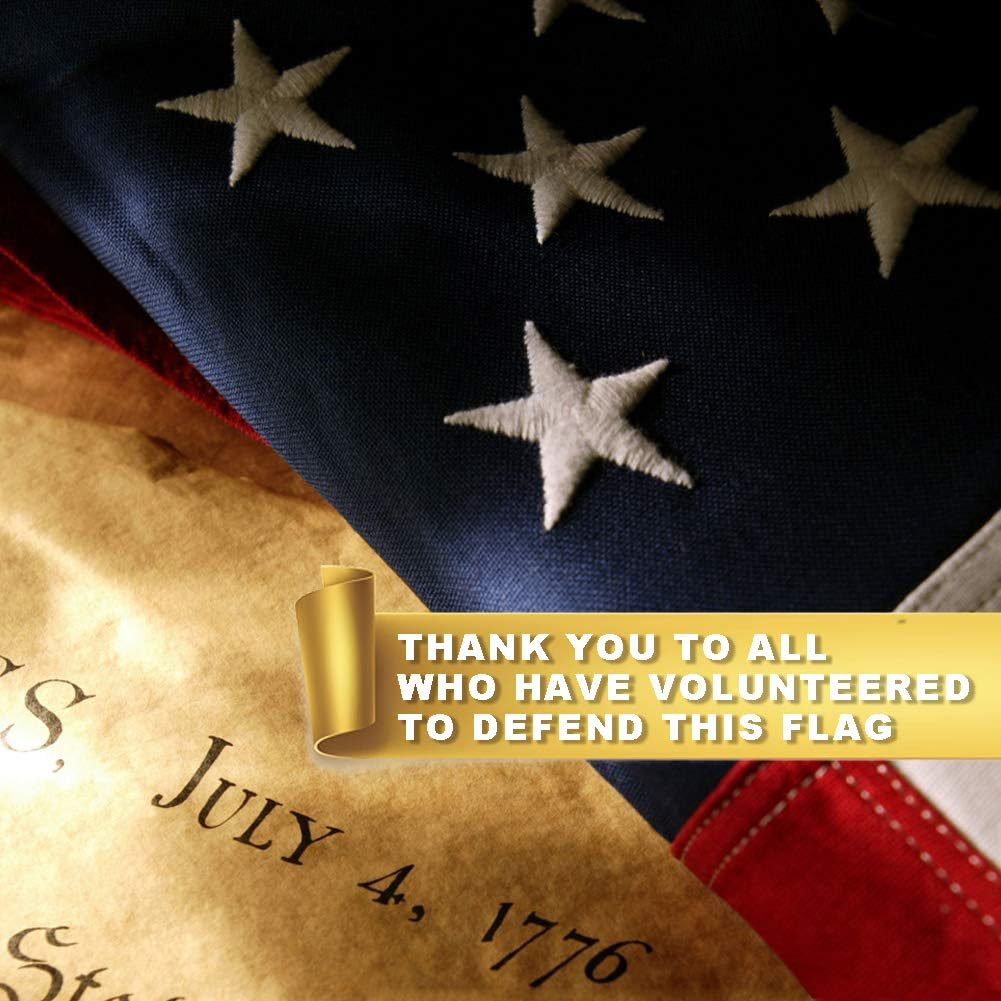 Best Embroidered Stars American Flags