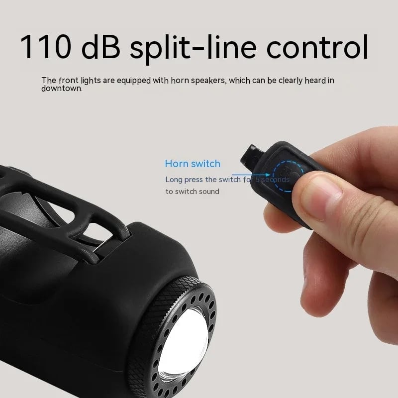 Woyuosn 2-in-1 Bike Light and Horn