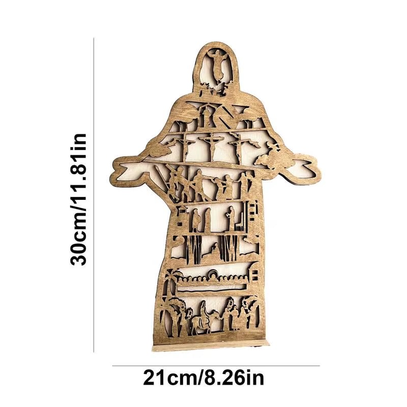 Handmade Jesus with Stand Easter Decor