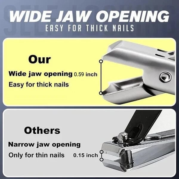 🔥LAST DAY PROMOTION 49% OFF 🔥 - Ultra Sharp Stainless Steel Nail Clippers 🔥