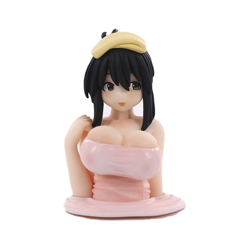 JiggleChic Anime Hot Spring Bobblehead Dashboard Decoration