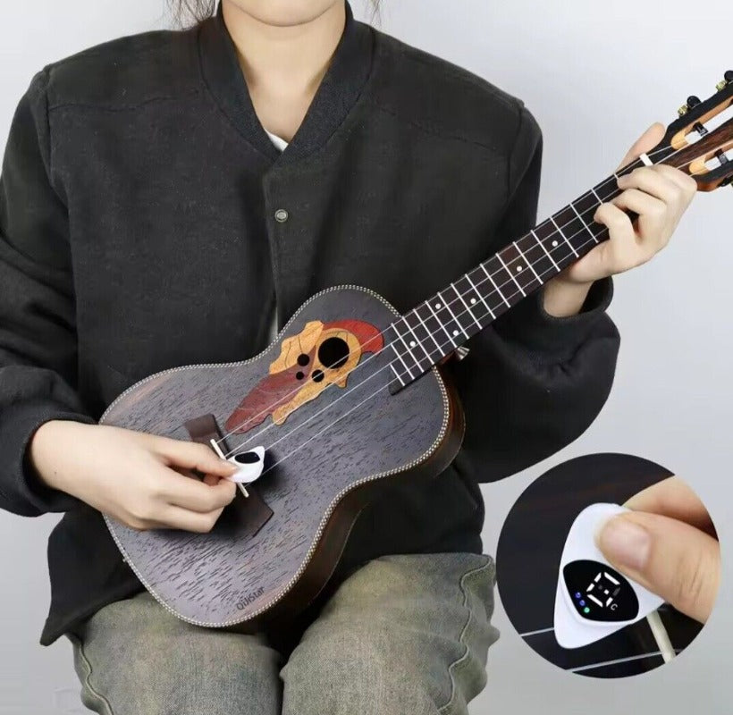 2-in-1 Digital Guitar Tuner & Pick