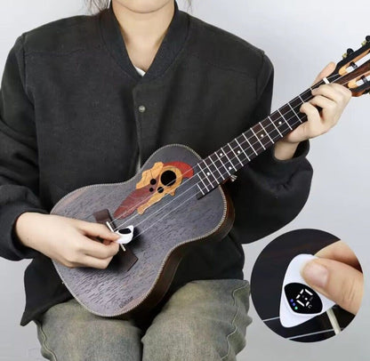 2-in-1 Digital Guitar Tuner & Pick