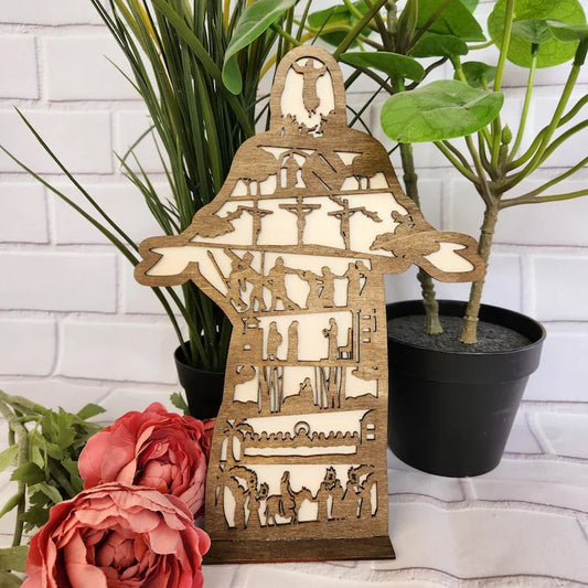 Handmade Jesus with Stand Easter Decor