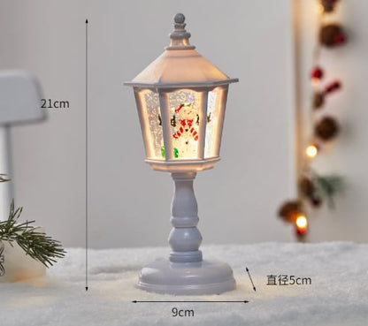 (🎅CHRISTMAS HOT SALE-49% OFF)🎁Christmas Snow Globe Lantern LED