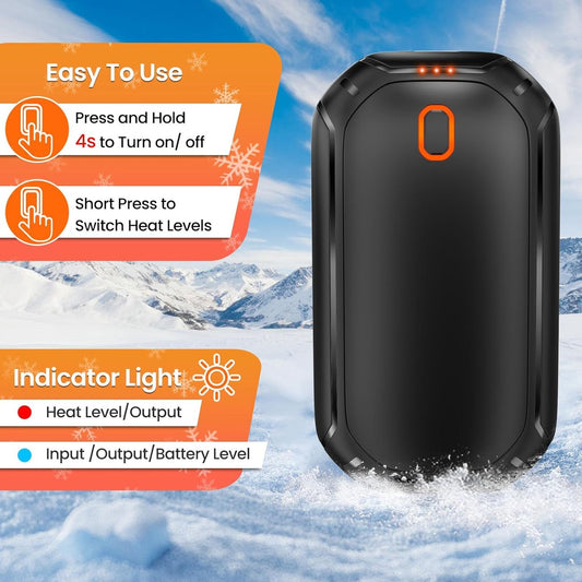 🎁2 Packs Magnetic Hand Warmers Rechargeable