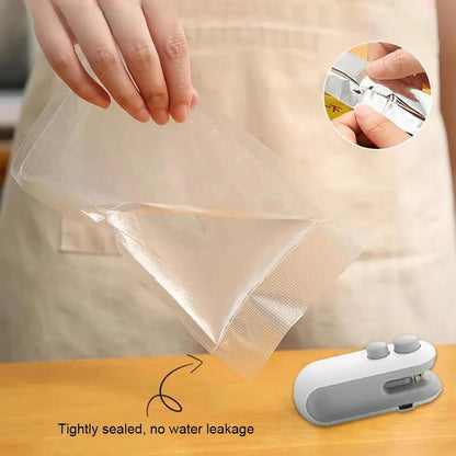 SealEase Mini 2-in-1 Sealer and Cutter with USB-C Charging