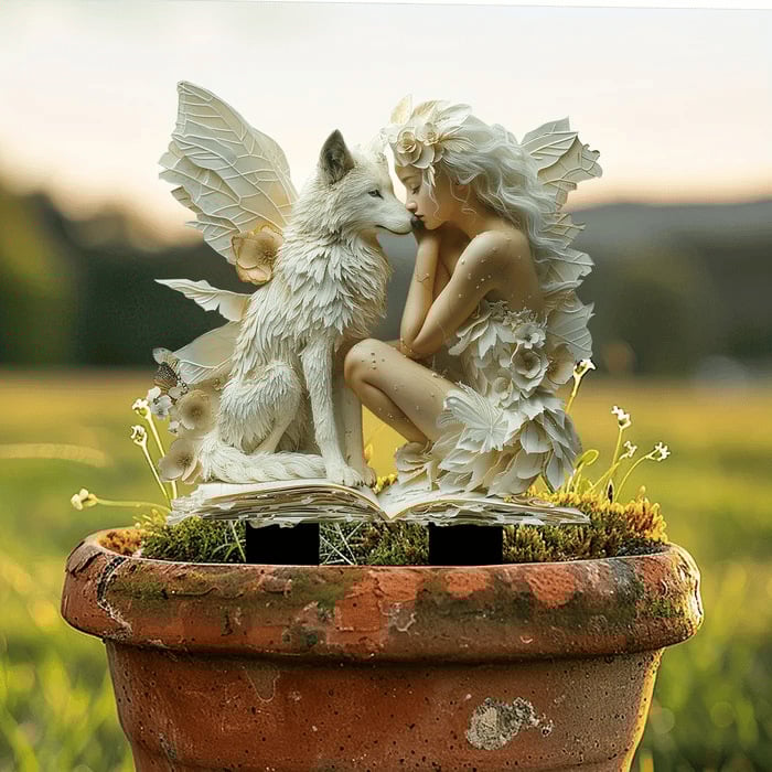🧚Bohemian Fairy Flower Pot Decoration