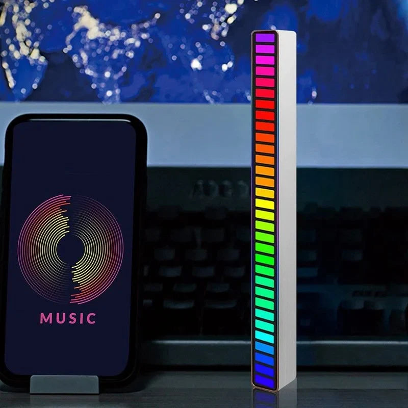 (🔥49% OFF)Wireless Sound Activated RGB Light Bar-👍