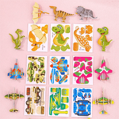 (🔥 🎁Hot Sale🎁 59% OFF)DIY Animal Insect 3D Cartoon Puzzle🧩