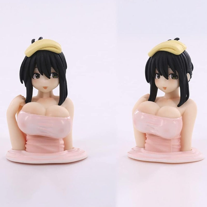 JiggleChic Anime Hot Spring Bobblehead Dashboard Decoration