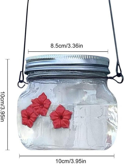 Mason Jar Hummingbird Feeder