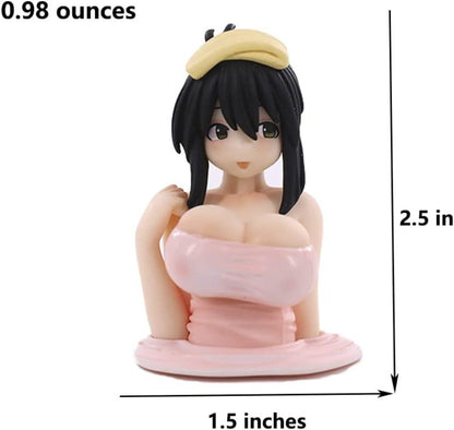 JiggleChic Anime Hot Spring Bobblehead Dashboard Decoration