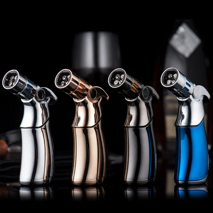 (🔥Autumn Hot Sale - 49% off🔥)- Windproof straight torch blue flame lighter