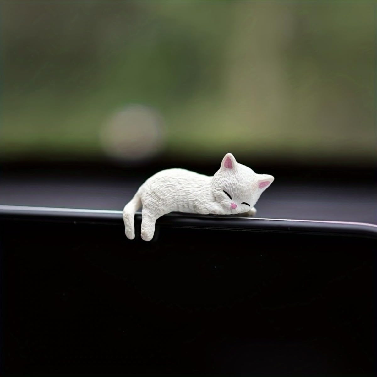 Cute Cat-Themed Car Decoration Set