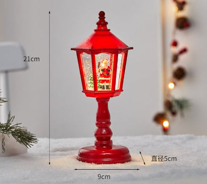 (🎅CHRISTMAS HOT SALE-49% OFF)🎁Christmas Snow Globe Lantern LED