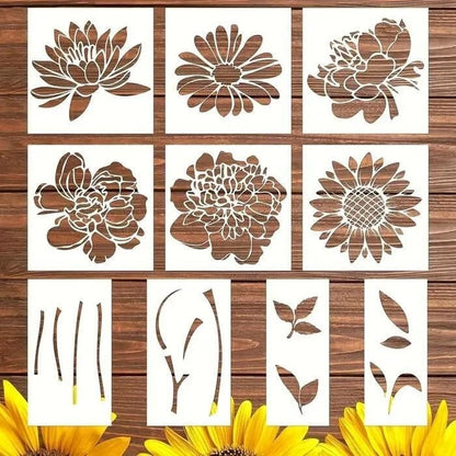 (🎅EARLY CHRISTMAS SALE-49% OFF) Garden Fence Large Flower Stencils🌻DIY Decoration