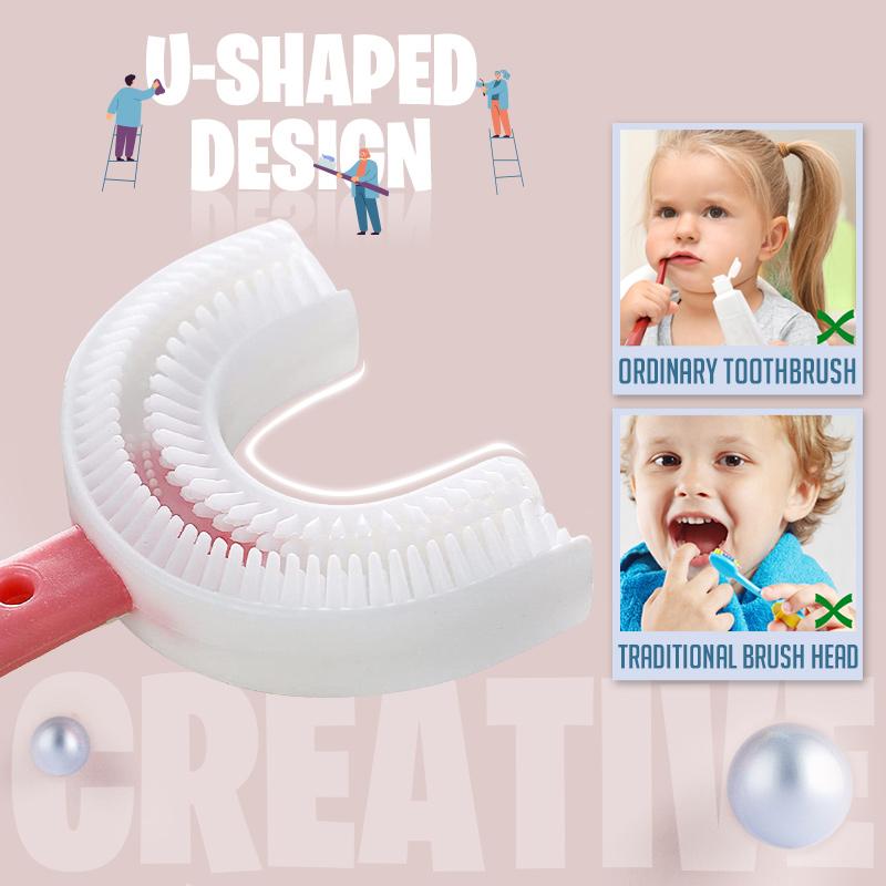 (🔥 Promotion ) U-shaped Children's Toothbrush