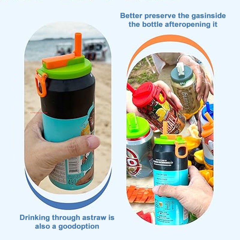 (🎅CHRISTMAS HOT SALE-49% OFF) 2024 Silicone Straw Soda Can Lids