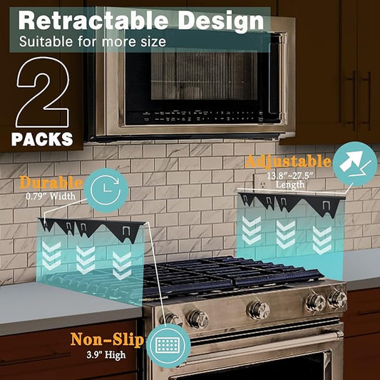 🔥LAST DAY 49% OFF-🎁Retractable Stainless Steel Stove Gap Covers