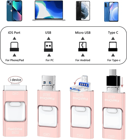 🔥4 In 1 High Speed USB Multi Drive Flash Drive⚡️