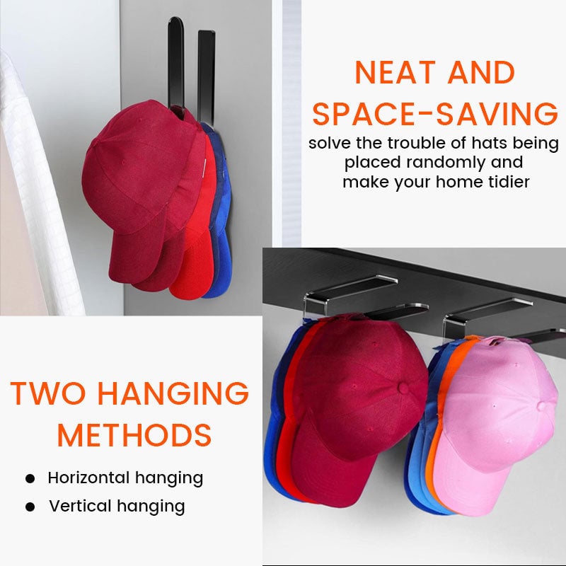 (🎅CHRISTMAS HOT SALE-49% OFF)Multifunctional Hat Storage Rack(2 pcs)