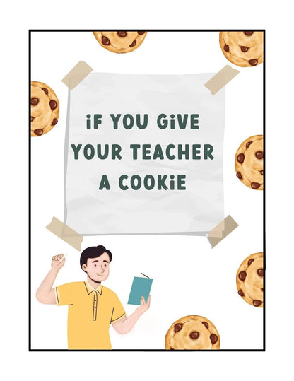 "IF YOU GIVE YOUR TEACHER A COOKIE"🍪📚 Christma Gift Book