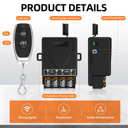 New Year's Celebration - Get 49% OFF🔥 & Wireless Remote Switch🔧