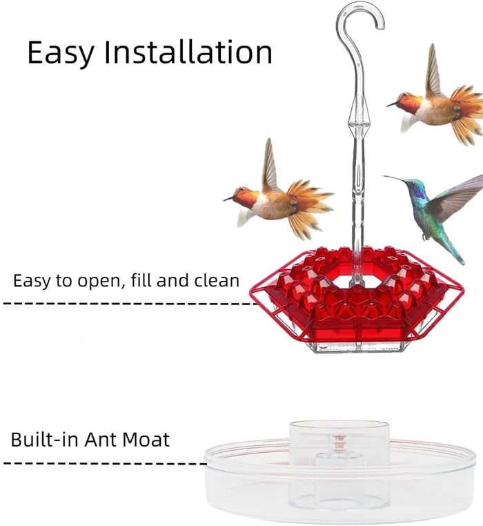 ✨Hummingbird Feeders for Outdoors Hanging