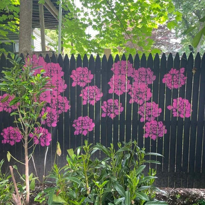 (🎅EARLY CHRISTMAS SALE-49% OFF) Garden Fence Large Flower Stencils🌻DIY Decoration