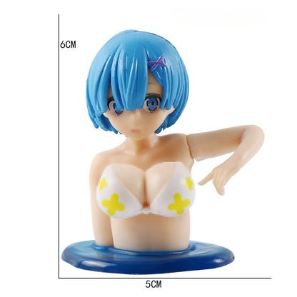 JiggleChic Anime Hot Spring Bobblehead Dashboard Decoration