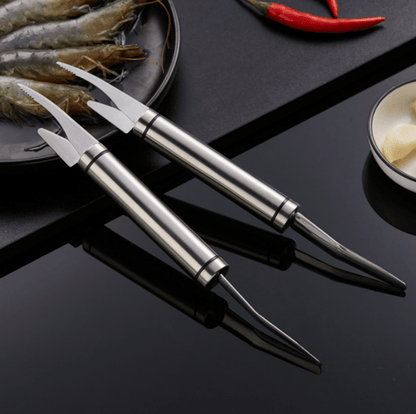 (🎅Christmas sale--buy more save more )5 in 1 multifunctional shrimp line fish maw knife