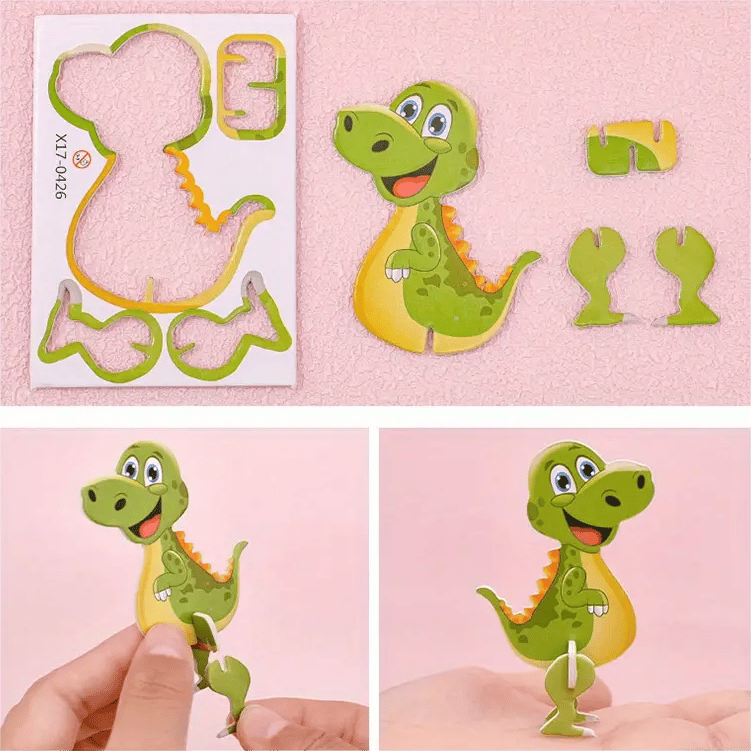 (🔥 🎁Hot Sale🎁 59% OFF)DIY Animal Insect 3D Cartoon Puzzle🧩