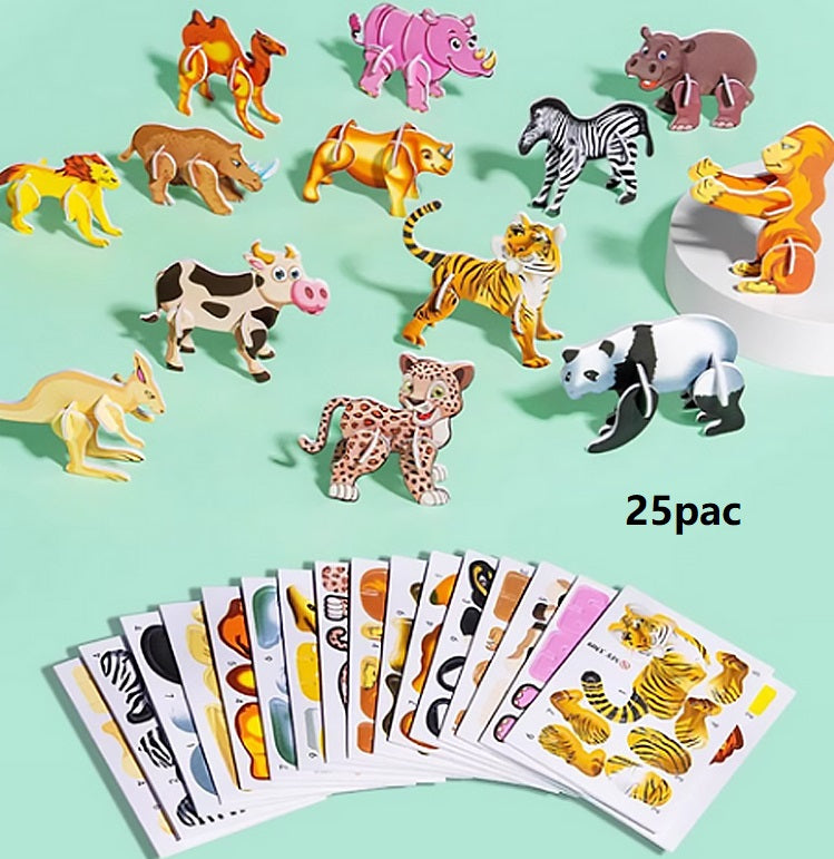 (🔥 🎁Hot Sale🎁 59% OFF)DIY Animal Insect 3D Cartoon Puzzle🧩