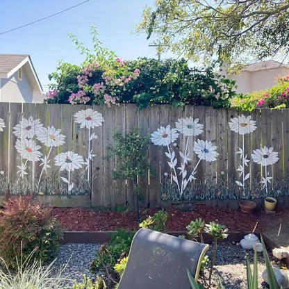 (🎅EARLY CHRISTMAS SALE-49% OFF) Garden Fence Large Flower Stencils🌻DIY Decoration